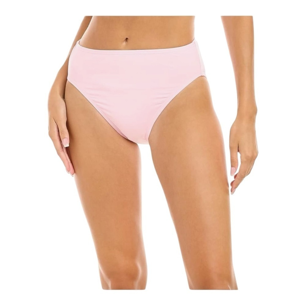 Carmen Marc Valvo High Waist Bikini Bottom in Peony NWT